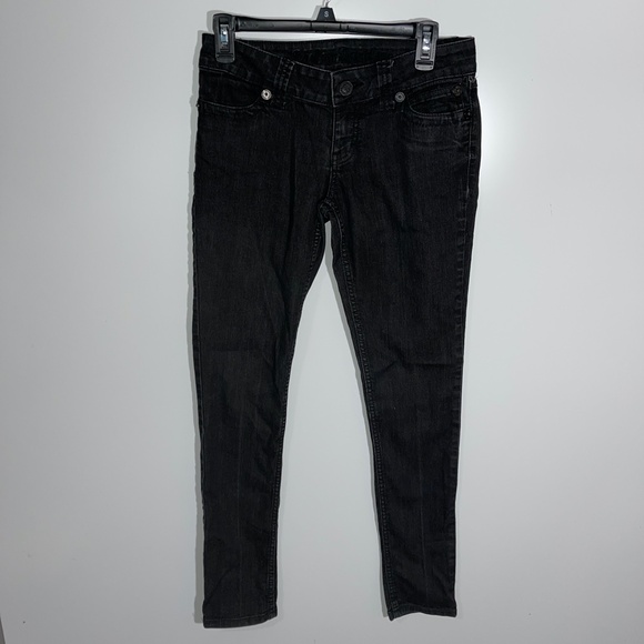 Harley-Davidson Denim - Harley Davidson black skinny jeans Size 4